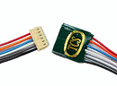 Train Control Systems JST6INLINE DCC Decoder In-Line Connector, JST 6-Pin Wired, 6" Wires on Both Ends, .388 x .156 x .405"
