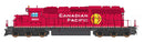 PREORDER Intermountain HO 49377S EMD SD40-2 with LokSound & DCC, Canadian Pacific (Candy Apple Red, white, Golden Beaver Logo)