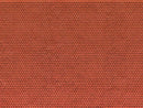 Noch HO 56690 3-D Printed Cardstock Texture Sheet, Beavertail Tile 9-13/16 x 4-15/16" 25 x 12.5cm