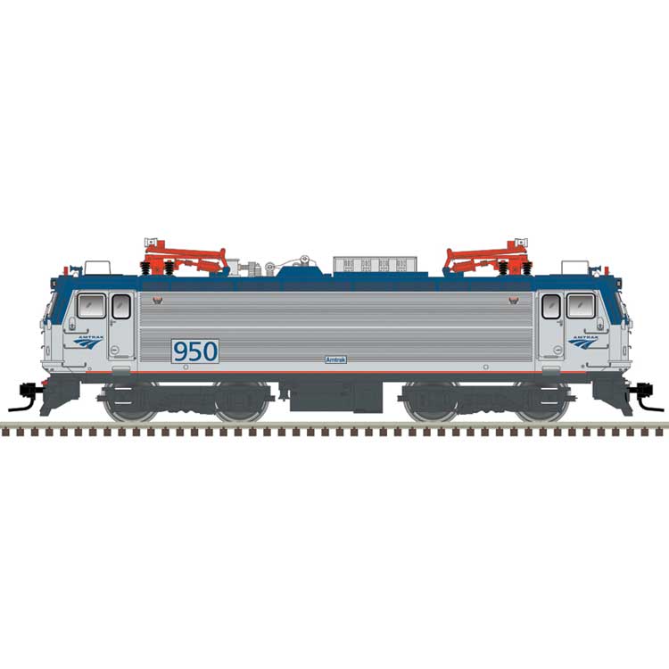 PREORDER Atlas HO 10004638 AEM-7 Electric, Master Silver Locomotive Amtrak