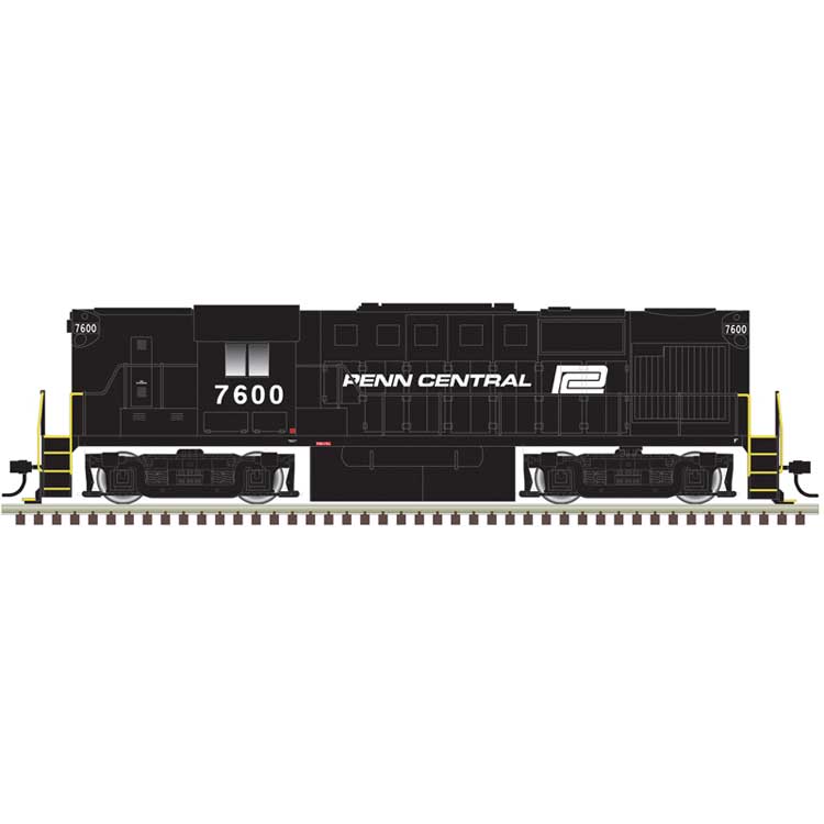 PREORDER Atlas N 40005880 Alco RS11, Classic Silver Locomotive Penn Central