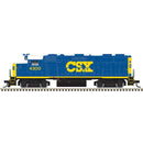 PREORDER Atlas N 40005899 EMD GP39-2 Phase I, Master Silver Locomotive CSX
