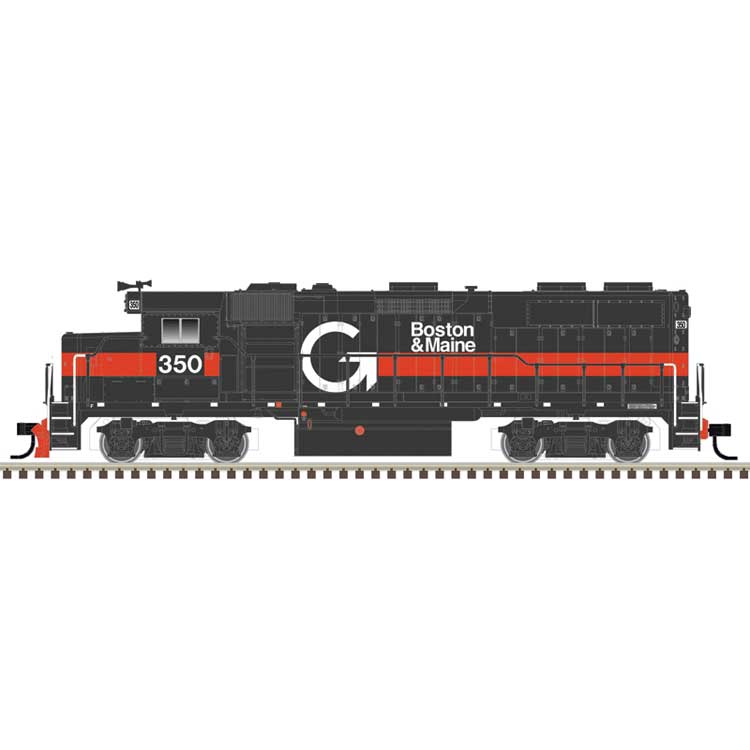 PREORDER Atlas N 40005905 EMD GP39-2 Phase I, Master Silver Locomotive Guilford B&M
