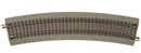 Atlas HO 463 True-Track Code 83 Track & Roadbed System, 22" Radius Curve Sections (4)