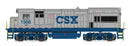 PREORDER Intermountain HO 49479S GE U18B, LokSound and DCC, Guilford Rail System MEC (gray, orange, white)