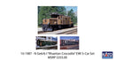 Kato N 10-1987 Ge 6/6-I Electric Locomotive WI Set, Rhaetian Railway "Rhaetian Crocodile" (5-Pack)