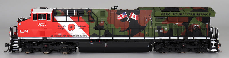 InterMountain 497109(S)-01 GE Evolution Series Tier 4 Locomotive, W/DCC & Sound, Canadian National - Veterans  Random Number - (Square Exhaust), HO