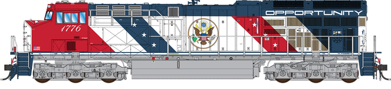 PREORDER Intermountain HO 497116S-01 GE Tier 4 GEVO Famous Image Collector Series, Semiquincentennial "Opportunity"