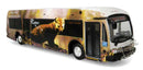 Iconic Replicas 870429 2020 Proterra ZX5 Electric Transit Bus - Assembled -- Roam Transit, Banff, Alberta (Mountain Lion Mural, Destination: Banff Gondol, HO Scale