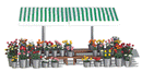 Busch HO 1072 Flower Marketstand Kit
