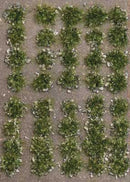 Busch 3553 Grass Tufts with Stones, Late Summer (40)