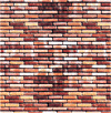 Busch HO 7425 Wall Card, Red Brick 8-1/4" x 5-13/16" (2)
