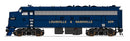 PREORDER Intermountain HO 499101S EMD FP7 Phase I with LokSound & DCC, Louisville & Nashville (dark blue)