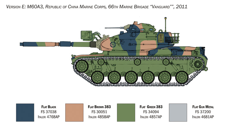 Italeri 6582 - SCALE 1 : 35 M60A3