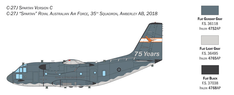 Italeri 1450 - SCALE 1 : 72 C-27J SPARTAN / G.222