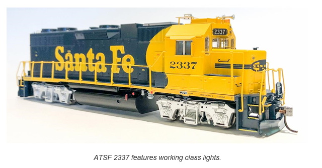 Rapido 38501 HO EMD GP38 Low Nose - Sound and DCC -- Santa Fe