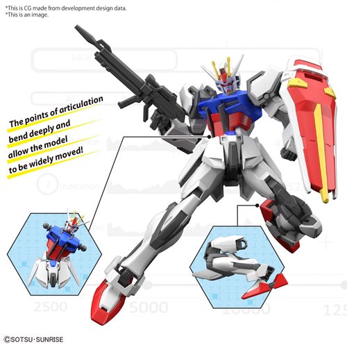 Mobile Suit Gundam Seed Strike Gundam Entry Grade 1:144 Scale Model Kit 2603390