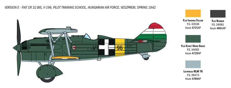 Italeri 1438 - SCALE 1 : 72 CR.32 Freccia