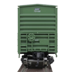 Atlas 50005460 NSC 5277 50' Plug-Door Boxcar - Ready to Run -- Quebec Gatineau 75284 (green, white), N Scale