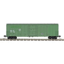 Atlas 50005459 NSC 5277 50' Plug-Door Boxcar - Ready to Run -- Quebec Gatineau 75130 (green, white), N Scale