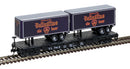 Atlas N 50006504 50' Piggyback Flatcar with Two 24' Trailers, Erie Lackawanna