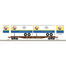 PREORDER Atlas 50006506 50' Piggyback Flatcar w/Two 24' Trailers - Ready to Run -- Santa Fe