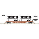 Atlas 50006517 50' Piggyback Flatcar w/Two 24' Trailers - Ready to Run -- Conrail