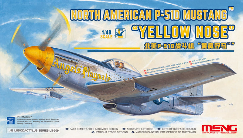 Meng-Model LS-009 NORTH AMERICAN P-51D MUSTANG  1:48