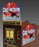 Miller Engineering 1062 Coppertone Animated Neon Billboard, 2-1/2 x 2-3/8" 6.4 x 6cm