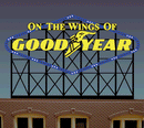 Miller Engineering 44-4052 Goodyear Wings Animated Billboard, Small for HO and N Scales: 2-1/2 x 1-5/8" 4.6 x 5.6cm