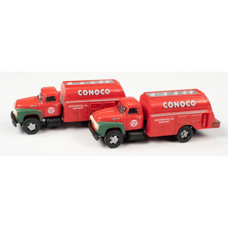 CLASSIC METAL WORKS 50442 1954 FORD TANKER TRUCK 2-PACK (CONOCO) 1:160 N SCALE