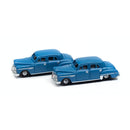 CLASSIC METAL WORKS 50446 1950 DODGE CORONET 2-PACK (LA PLATA BLUE) 1:160 N SCALE