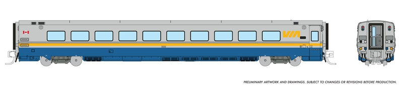 PREORDER Rapido N 508010 LRC Coach, Via Rail Canada