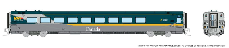 PREORDER Rapido N 508015 LRC Business Class Coach, Via Rail Canada