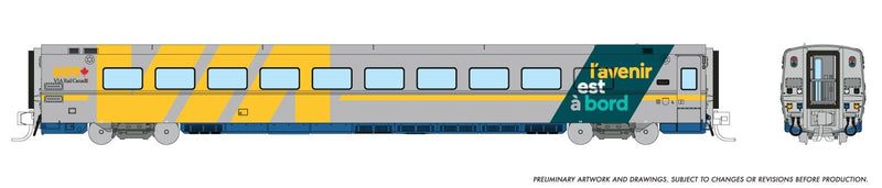 PREORDER Rapido N 508016 LRC Coach, Via Rail Canada