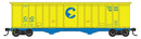 PREORDER Walthers Mainline HO 910-7226 50' 2-Bay Airslide Covered Hopper, Chessie System C&O