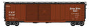 Walthers Proto HO 101676 50' AAR Double-Door Boxcar, Nickel Plate