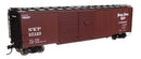 Walthers Proto HO 101676 50' AAR Double-Door Boxcar, Nickel Plate