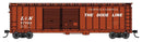 PREORDER Walthers Mainline HO 910-46607 50' AAR Improved Double-Door Boxcar, Louisville & Nashville