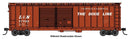 Walthers Mainline HO 910-46609 50' AAR Improved Double-Door Boxcar, Louisville & Nashville