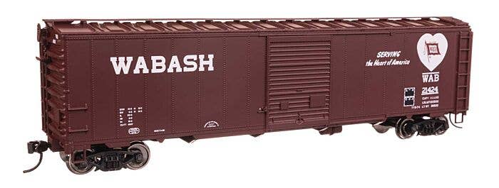 Walthers Mainline HO 46530 50' AAR Single Door Boxcar, Wabash