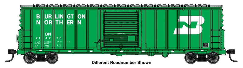 PREORDER Walthers Mainline HO 910-46028 50' ACF Exterior Post Dreadnaught End Plate B Boxcar, Burlington Northern