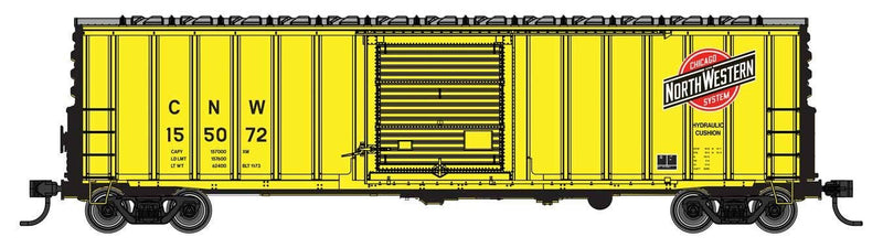PREORDER Walthers Mainline HO 910-46029 50' ACF Exterior Post Dreadnaught End Plate B Boxcar, Chicago & North Western