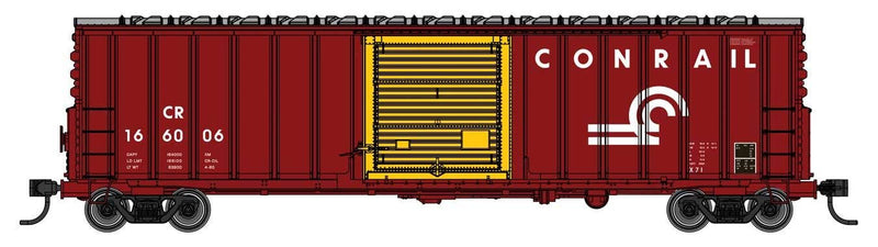 Walthers Mainline HO 910-46037 50' ACF Exterior Post Dreadnaught End Plate B Boxcar, Conrail