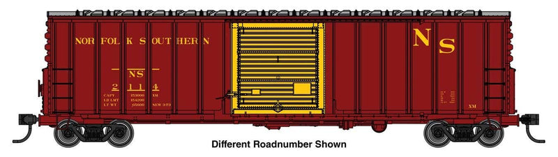 PREORDER Walthers Mainline HO 910-46047 50' ACF Exterior Post Dreadnaught End Plate B Boxcar, Norfolk Southern