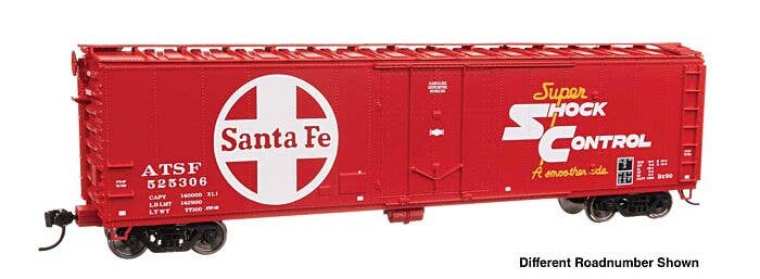 PREORDER Walthers Mainline HO 2846 50' PC&F Insulated Boxcar, Atchison Topeka & Santa Fe