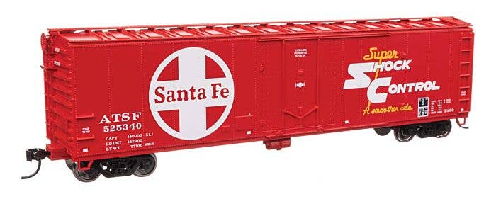 Walthers Mainline HO 2848 50' PC&F Insulated Boxcar, Atchison Topeka & Santa Fe
