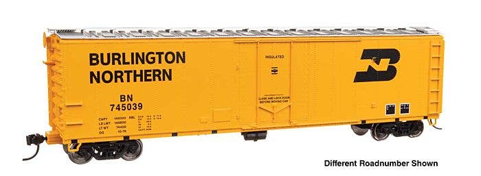 PREORDER Walthers Mainline HO 2850 50' PC&F Insulated Boxcar, Burlington Northern