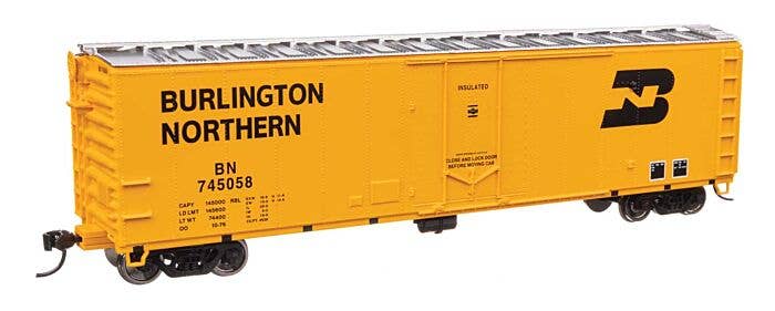 Walthers Mainline HO 2851 50' PC&F Insulated Boxcar, Burlington Northern