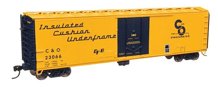 Walthers Mainline HO 2856 50' PC&F Insulated Boxcar, Chesapeake & Ohio